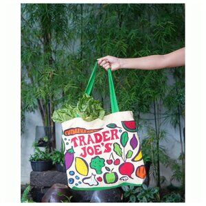 5/$100 SALE - Trader Joes Reusable Fruit Veggie Print Bag